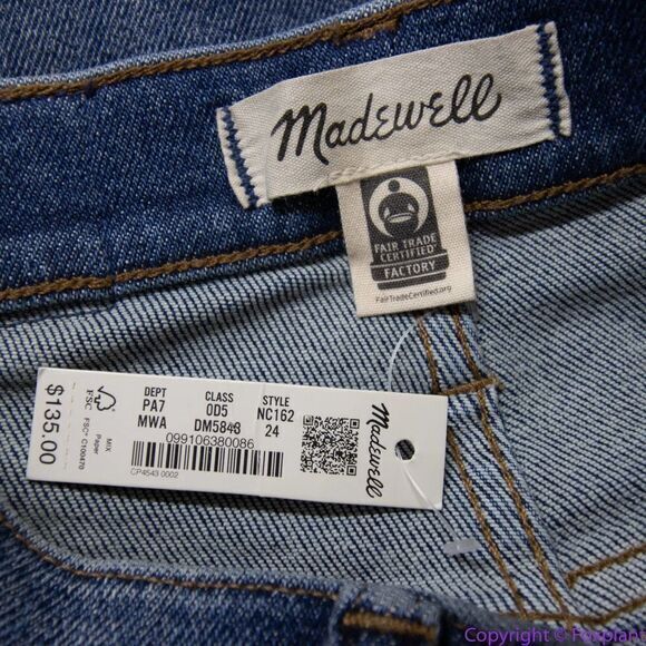 NEW Madewell the Perfect Vintage Jean in Melgrove Wash, 24 - Picture 11 of 15